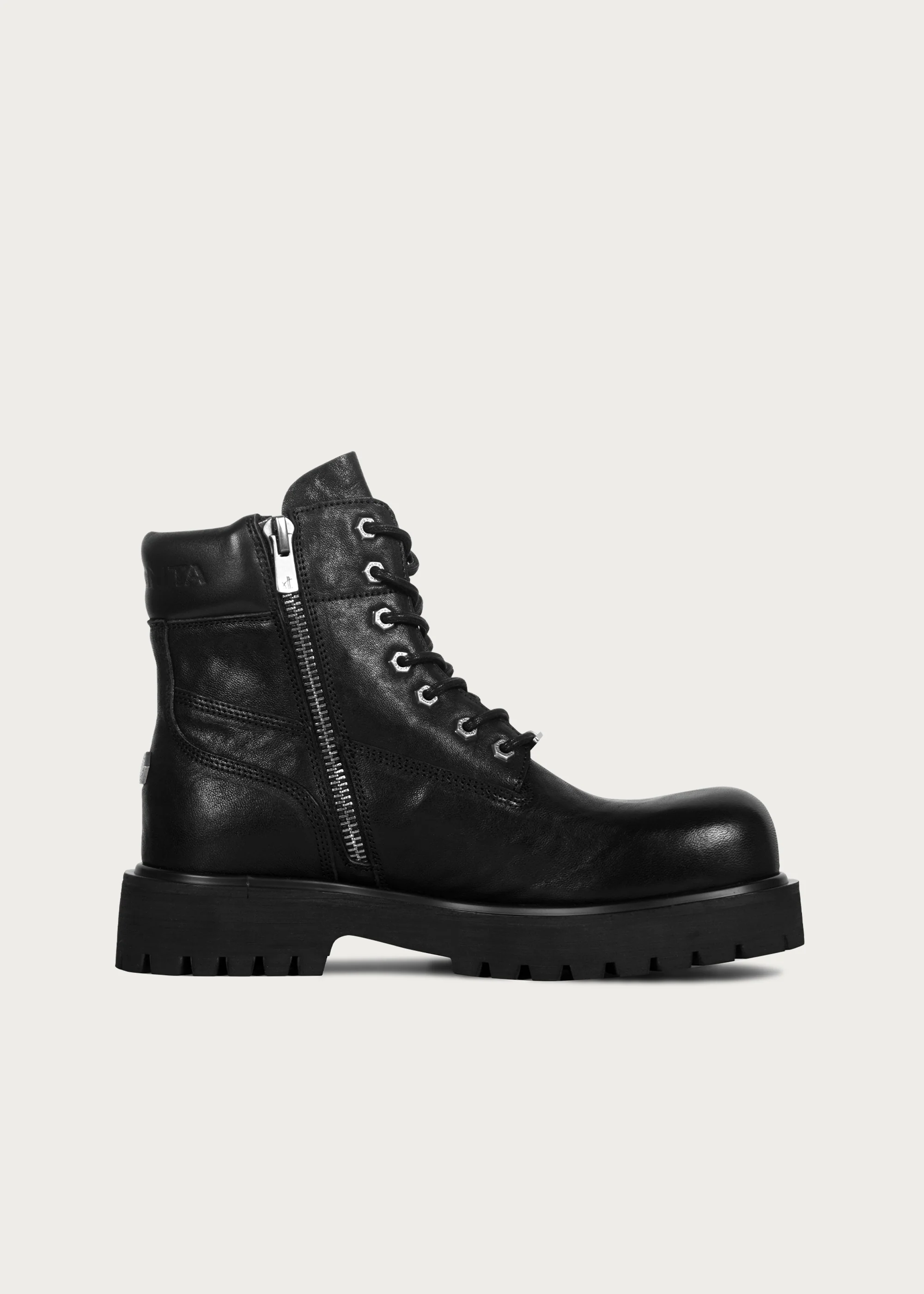 Workwear horsehide boots Black - Image 3