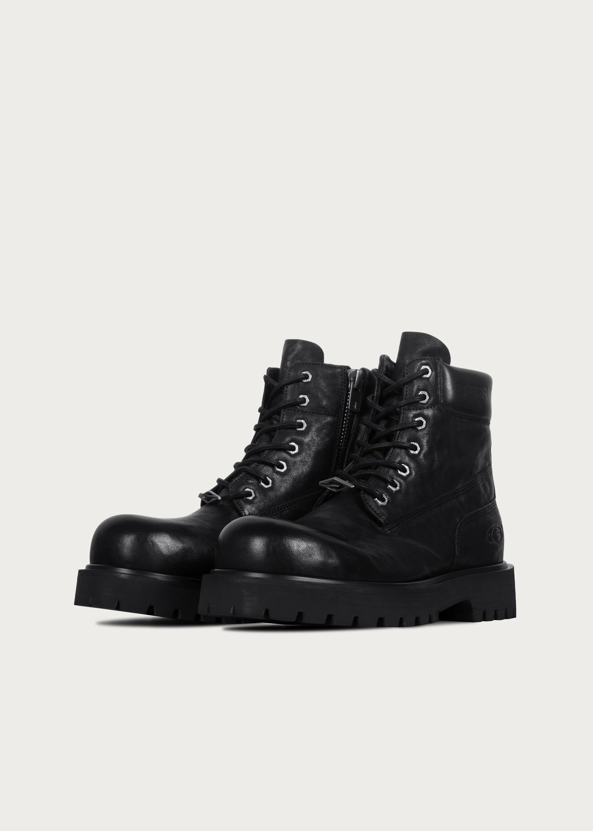 Workwear horsehide boots Black - Image 5