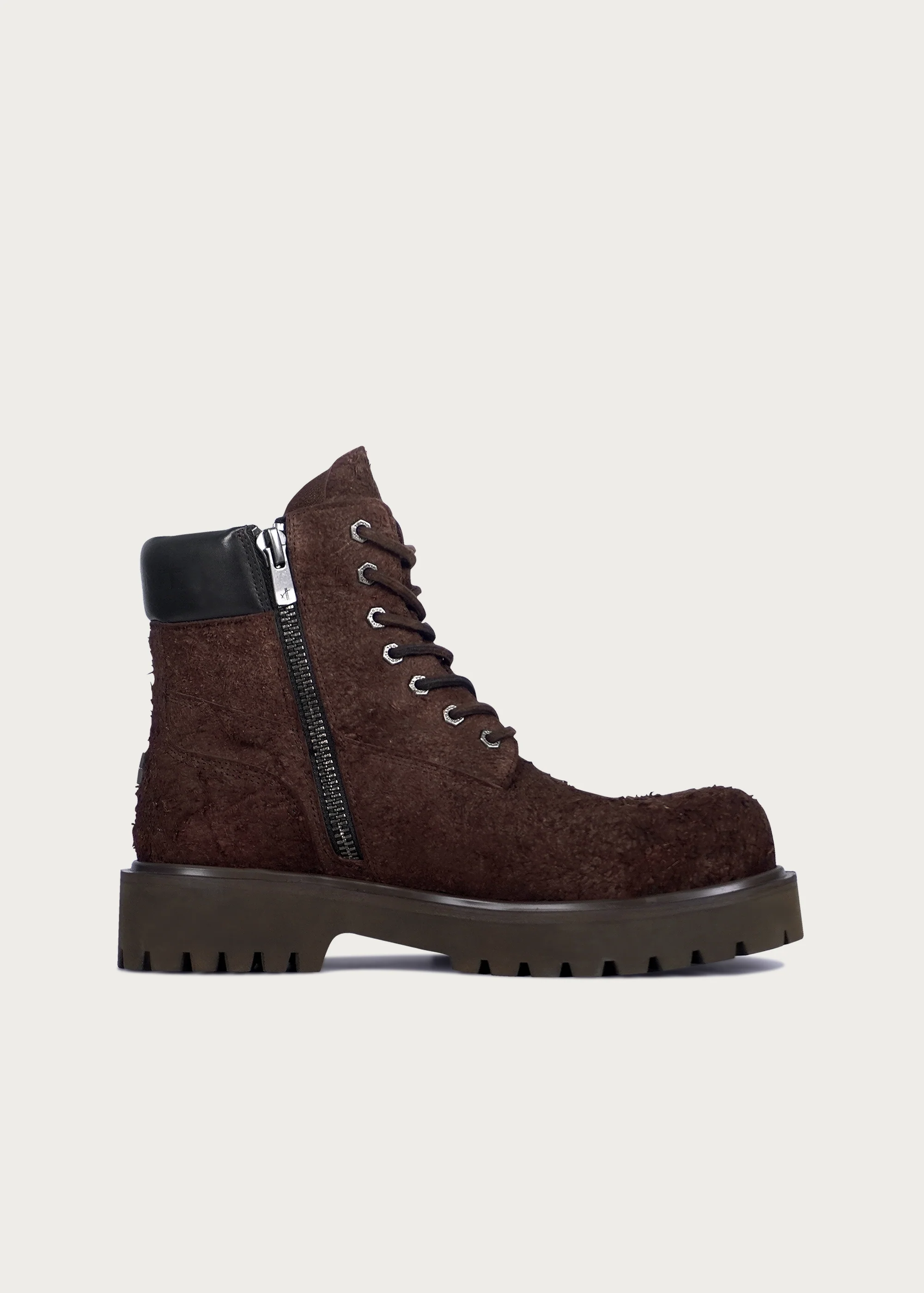 Workwear Suede leather boots Brownish red - Image 4